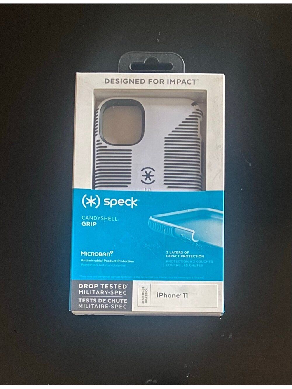 Speck CandyShell Grip Case for iPhone 11 White/Black